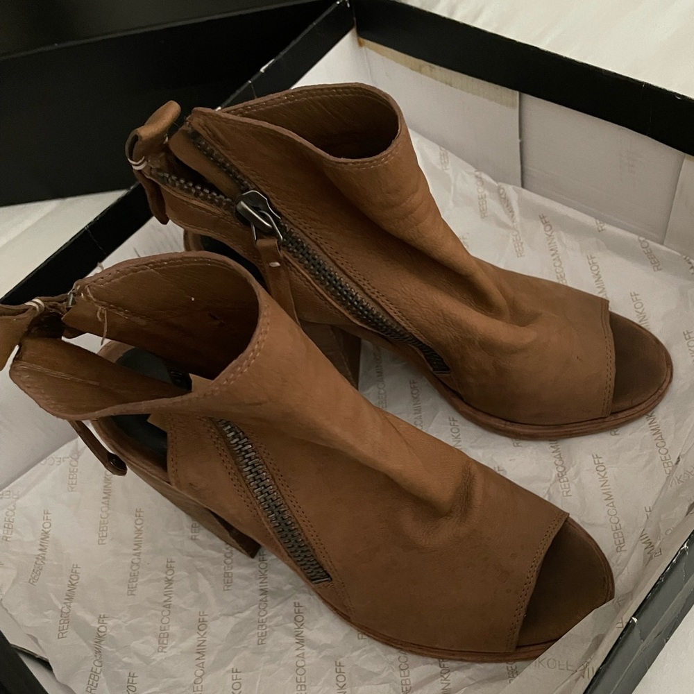 Dolce Vita block heel open toe bootie